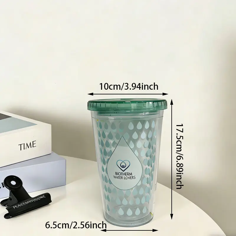 16oz Cupán Plaisteach Ath-inúsáidte Éicea-Cháirdiúil