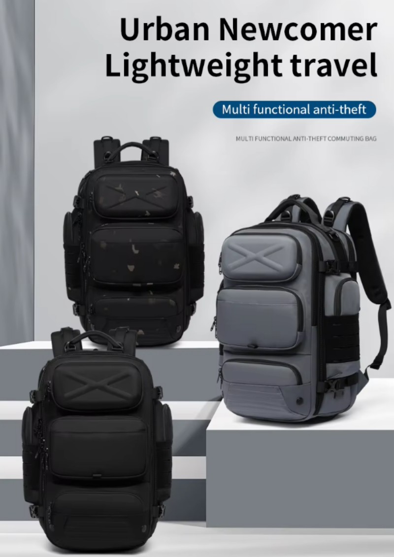 Backpack Glúine Frith-Ghadaíochta Taisteal Gnó