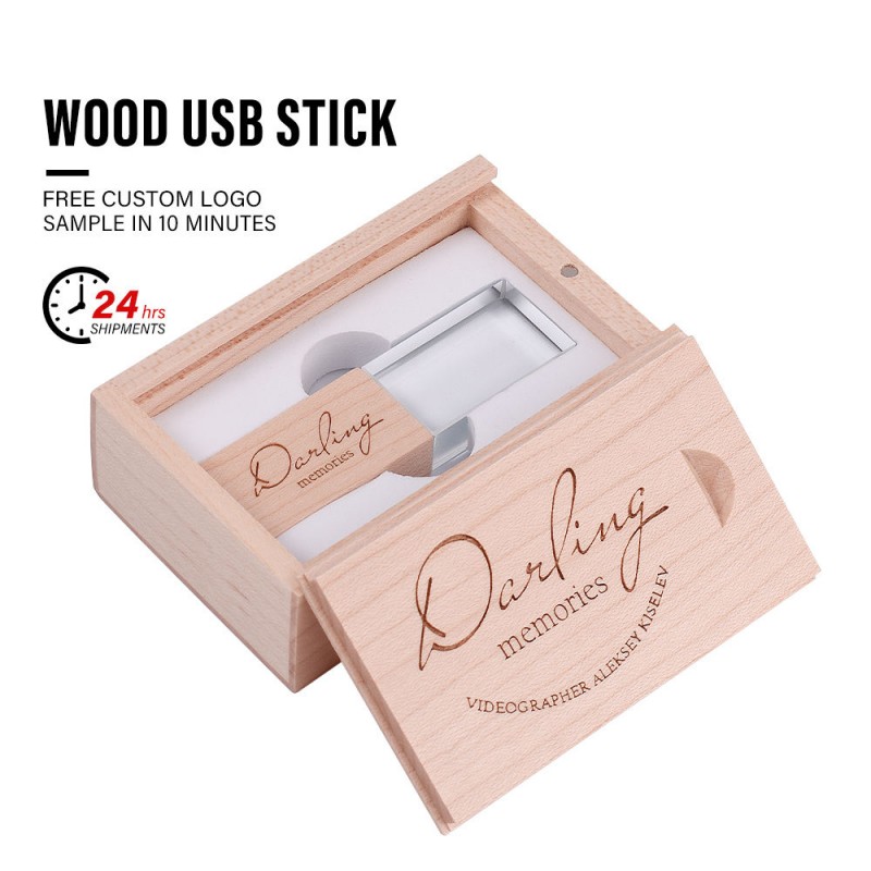 Tiomántán USB Flash Saincheaptha Crystal Wood
