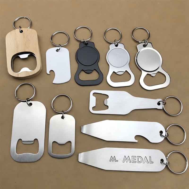 Lógó an Chustaim Shaped Bottle Opener Keychains