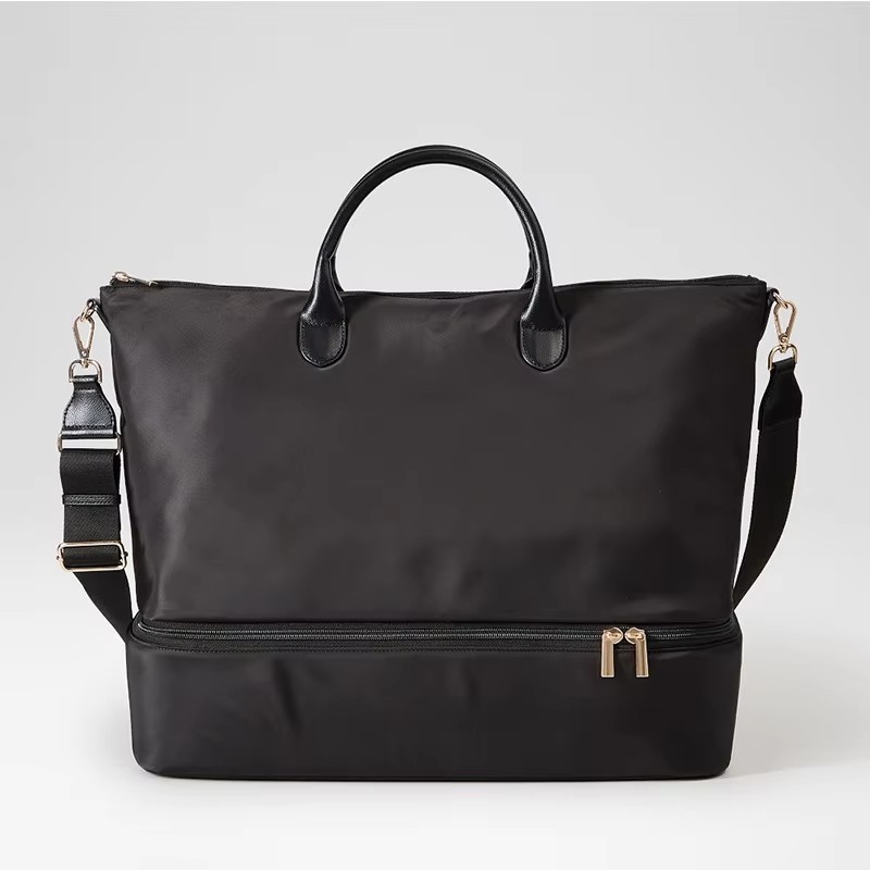 Mála Duffle Taistil Expandable le Urrann Bróg