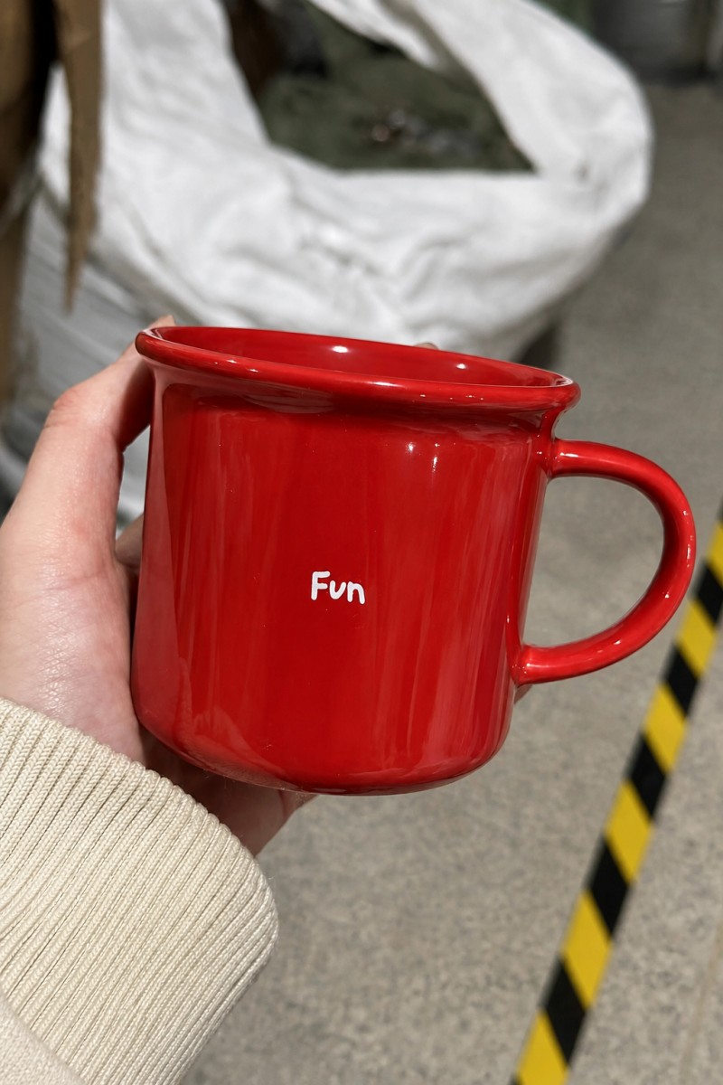 Mug Caife Ceirmeacha Stíl Cruan Spraoi Spraoi