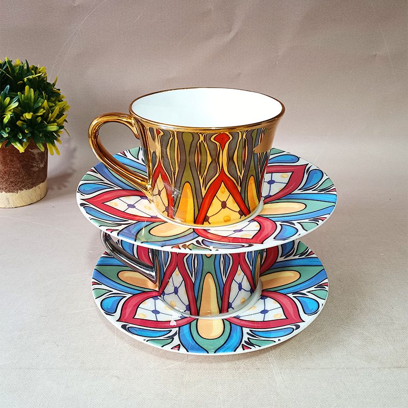 Machnamh Léirithe Cupán Ceirmeacha & Tacair Soicind