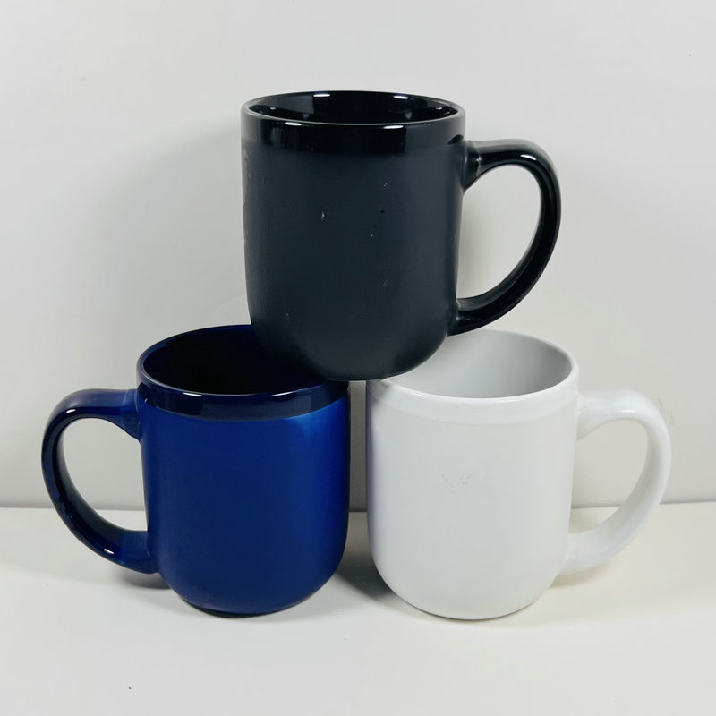 Lógó Saincheaptha Mug Caife Neamhlonrach Ceirmeach Le Bronntanas Caife